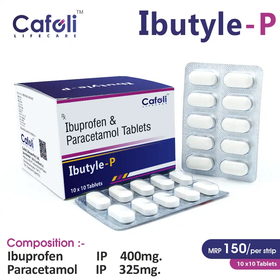 Ibuprofen 400mg + Paracetamol 325mg at Best Price in PCD Medical Pharma for Pain Relief & Inflammation Reduction